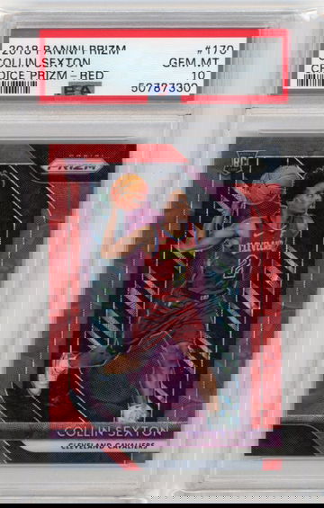 COLLIN SEXTON RC 2018-19 Panini Prizm Red Choice /88 PSA 10 #170 