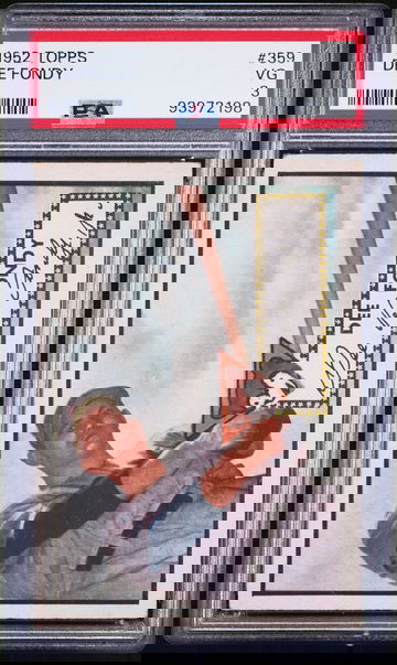 1952 Topps #359 DEE FONDY PSA 3 VG #93972198