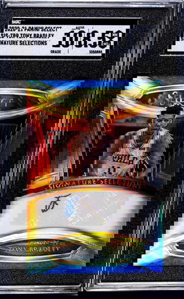 2020-21 Panini Select #SIS-TBR Tony Bradley Sig. Selections SGC 8.5