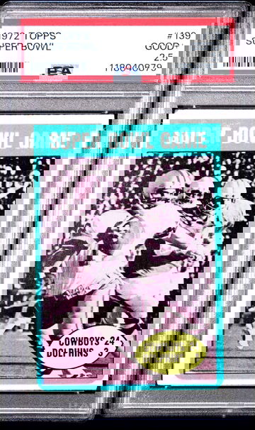 1972 Topps Roger Staubach #139 PSA 2.5