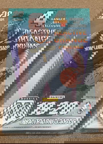 2019-20 Mosaic NBA Basketball Trading Cards, Hanger Box - 20 Cards ZION JA 🔥