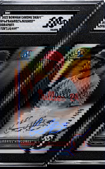 2022 Bowman Chrome Draft CDA-GR Gabriel Rincones Auto Refractor 114/499