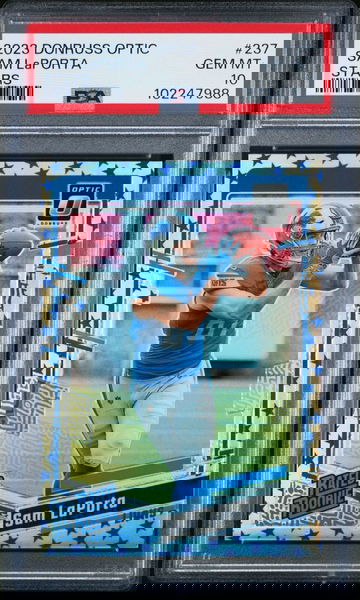 2023 DONRUSS OPTIC #237 SAM LAPORTA RATED ROOKIE STARS PSA 10