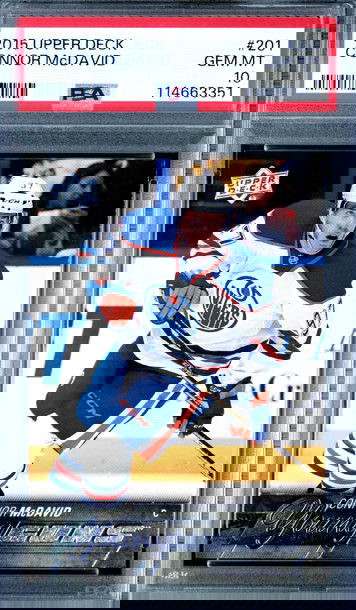 2015 Young Guns Connor McDavid Upper Deck #201 PSA 10 Rookie