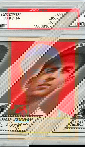 1952 Topps Dale Coogan #87 PSA 5.5 P1279