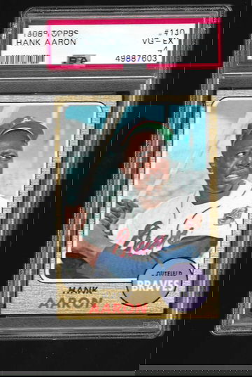 1968 TOPPS HANK AARON PSA 4