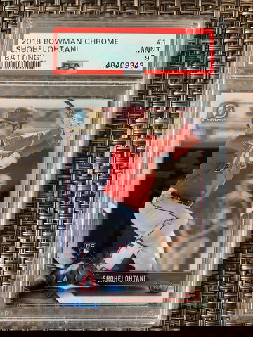 2018 Bowman Chrome Shohei Ohtani Rc PSA 9