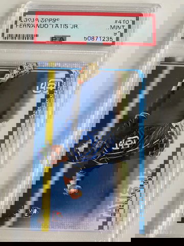 2019 Topps Fernando Tatis Jr. Rookie Card #203 PSA 9 MINT Padres RC #410 