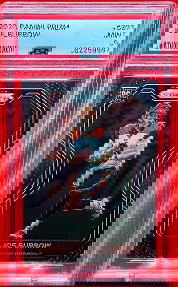 Joe Burrow 2020 Panini Prizm PSA 9 MINT #307 RC Rookie