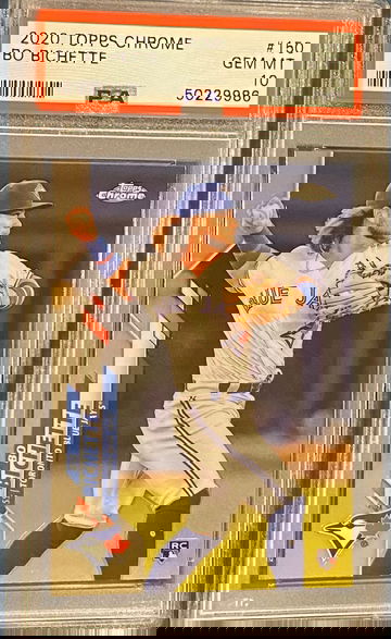 2020 Topps Chrome Bo Bichette RC Rookie PSA 10 GEM MINT