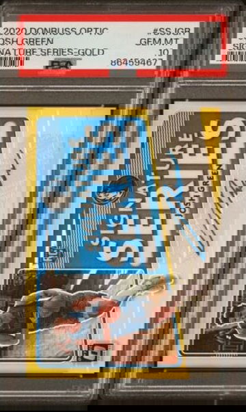 2020-21 DONRUSS OPTIC ROOKIE AUTOGRAPH GOLD JOSH GREEN RC AUTO /10 PSA 10