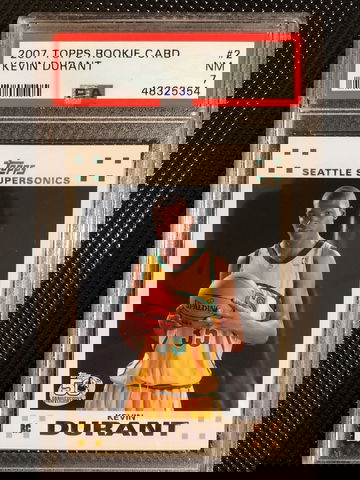 Durant Topps PSA 7