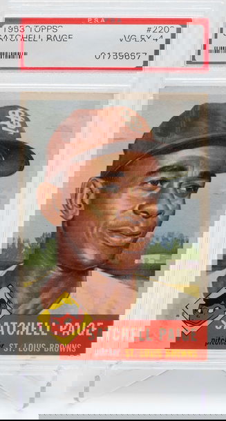 1953 Topps #220 Satchel Paige PSA 4 HOF