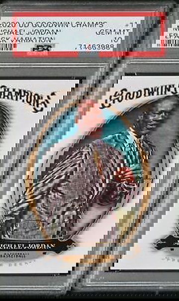 2020 Upper Deck UD Goodwin Champions ePack Variation 1 Michael Jordan PSA 10 Gem Mint