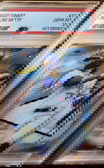 Bo Bichette 2020 Topps Finest Rookie RC #27 Gem Mint PSA 10 Toronto Blue Jays