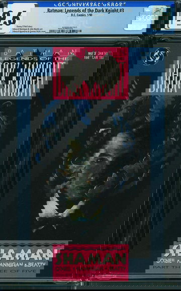BATMAN: LEGENDS OF THE DARK KNIGHT #3, CGC 9.6 NM+