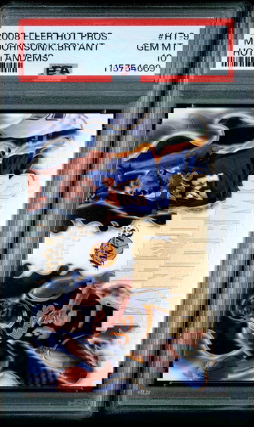 2008 Fleer Hot Prospects Hot Tandems Kobe Bryant/Magic Johnson #HT9 PSA 10