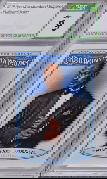 Michael Jordan 2019 Goodwin Champions #1 CSG 9 Mint