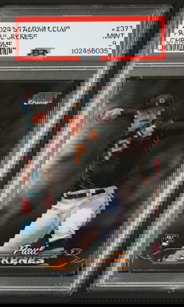 2024 Topps Stadium Club - Paul Skenes PIT - Chrome RC - PSA 9