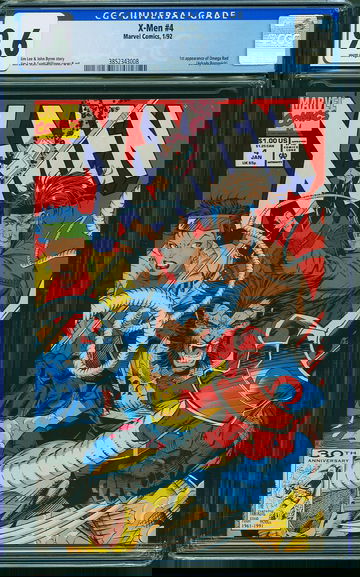 X-MEN v1991 #4, CGC 9.6 NM+ -- 1st App Omega Red!