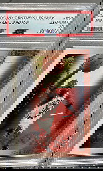 2000 Upper Deck UD Century Legends History of the Dunk 69 Michael Jordan Chicago Bulls PSA 10 Gem Mint