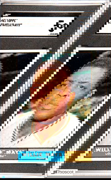 1961 Topps Willie Mays #150 SGC 5 EX NICELY CENTERED!