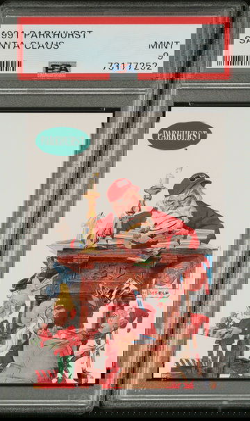 1991 Parkhurst Santa Claus PSA 9  Rare