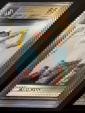 2014 Rory Mcilroy 2014 SP Game Used Retro Rookie BGS 9.5 