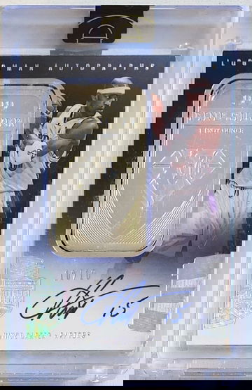 2021-22 Eminence Vince Carter Logoman Autographs Silver Bar Auto /10