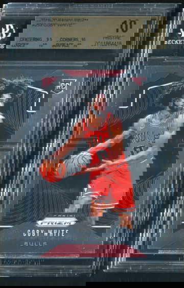 Coby White 2019 prizm bgs 10