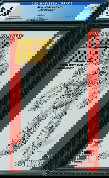 ULTIMATE IRON MAN #1, CGC 9.6 NM+