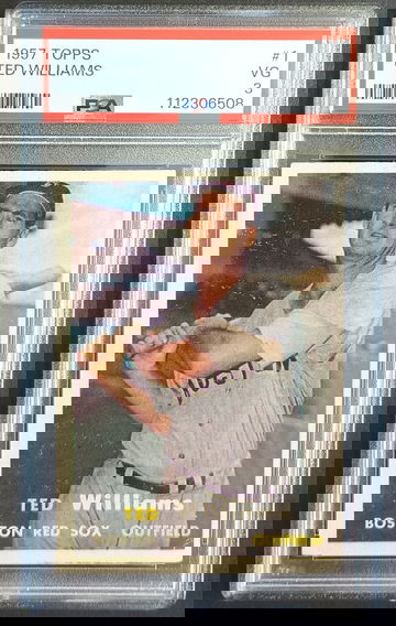 1957 Topps Ted Williams #1 - PSA 3