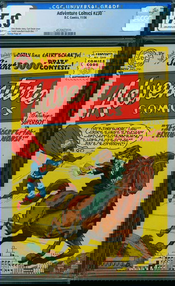 ADVENTURE COMICS #230, CGC 7.0 FVF