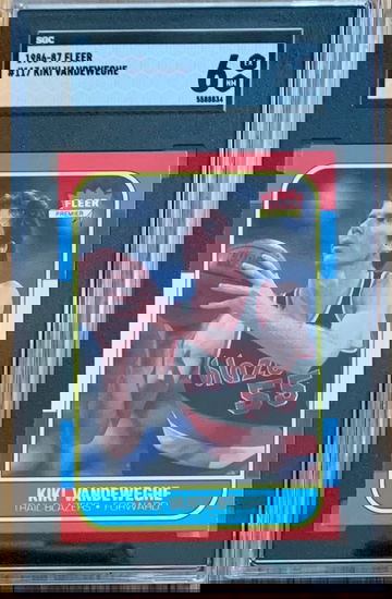 1986-87 Fleer Basketball Card - #117 Kiki Vandeweghe - Graded SGC 6 EX NM 💫 WOW