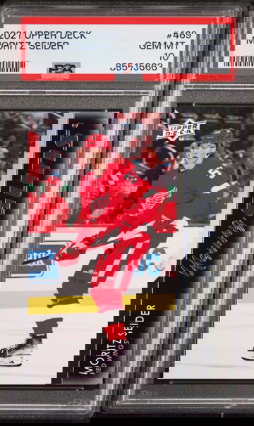 2021 Upper Deck Young Guns Moritz Seider #469 PSA 10