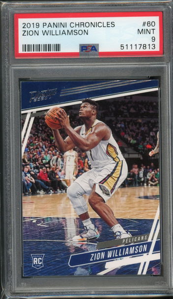 2019 Chronicles Prestige Zion Williamson PSA 9 