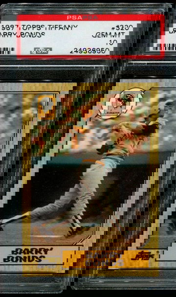 Barry Bonds 1987 Topps Tiffany #320 PSA 10