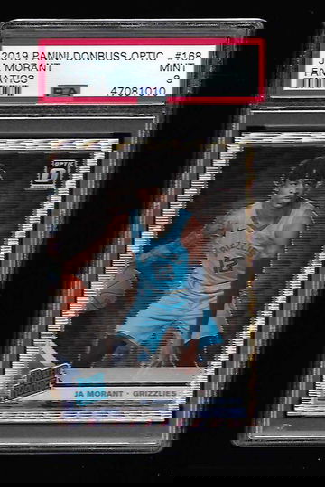 019 Donruss Optic Fanatics JA Morant PSA 9