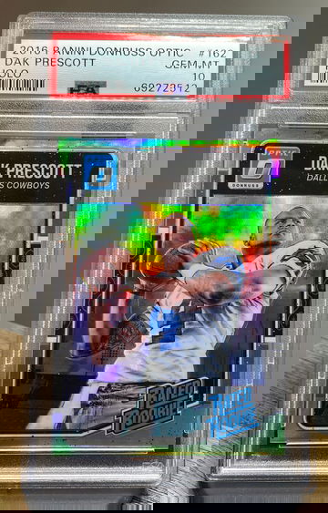 2016 Optic Holo Dak Prescott PSA 10 🔥 Rookie RC 🔥 Dallas Cowboys 🔥🔥🔥