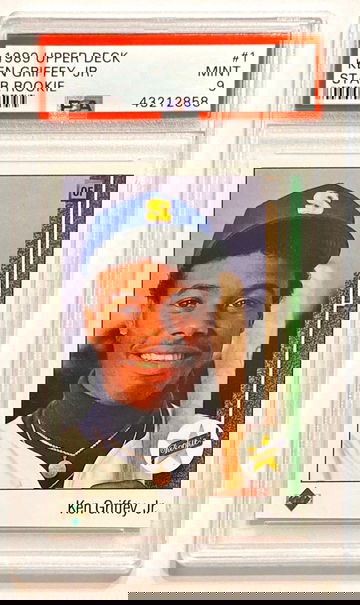 1989 Upper Deck Ken Griffey Jr. #1 Star Rookie PSA 9