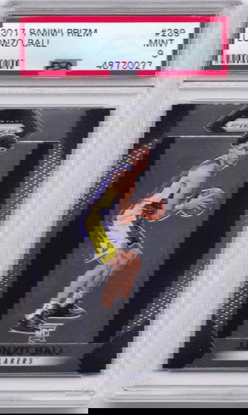 Lonzo Ball 2017 Prizm PSA 9 