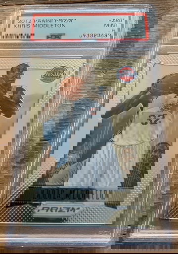 2012 Panini Prizm Khris Middleton #285 PSA 9. All Star, NBA champ, Gold medalist.