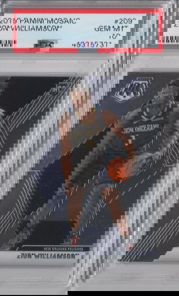 2019 Mosaic Zion Williamson PSA 10
