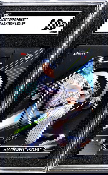 2023 Topps Finest #26 Anthony Volpe SGC 10