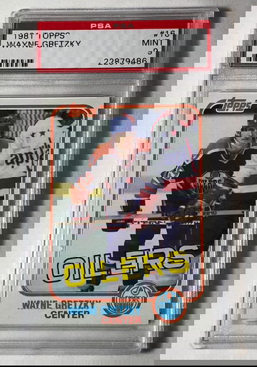 1981 TOPPS WAYNE GRETSKY # 16 MINT-9