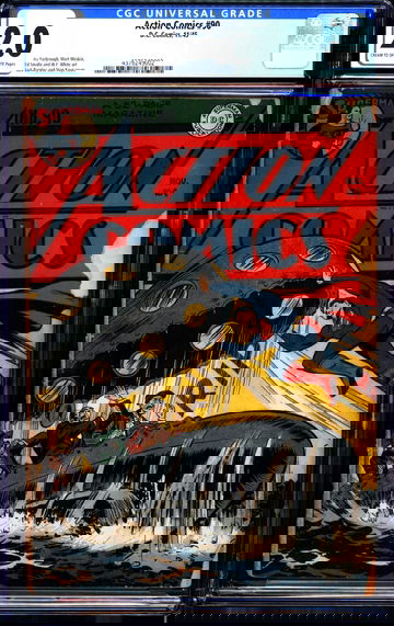 Action Comics #90 (1945) CGC 2.0 -- Jack Burnley & Stan Kaye submarine cover