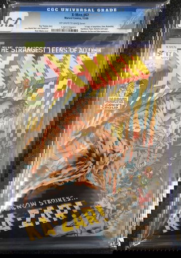 X-Men #62 CGC 9.2 1st Appearance Off White to White Pages