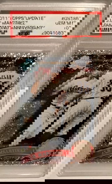 J.D. (JD) Martinez 2011 Topps Update Diamond Anniversary PSA 10 #US186  POP 62