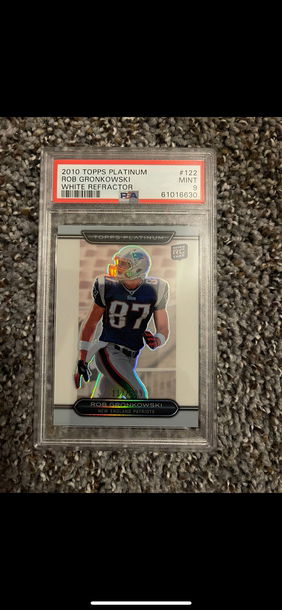 Rob Gronkowski Topps Platinum rookie /499