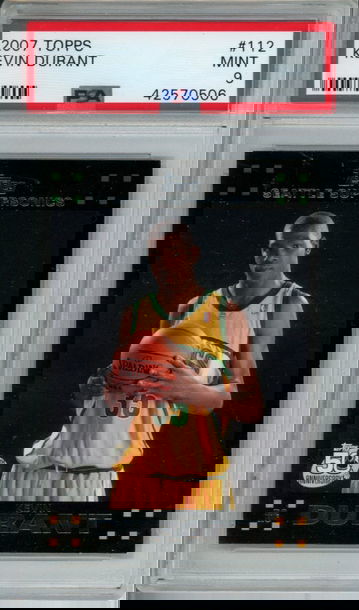 KEVIN DURANT 2007 TOPPS PSA 9 ROOKIE